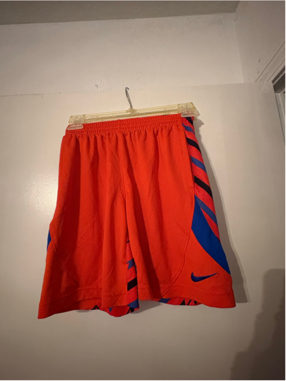 Men's Nike Athletic Shorts Size S Red and Blue